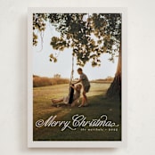 "Noelle" - Holiday Cards in Marshmallow by Pati Cascino - Front
