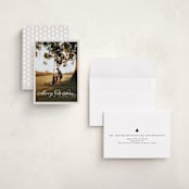 "Noelle" - Holiday Cards in Marshmallow by Pati Cascino - Assembled