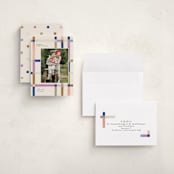 "Knitted Plaid" - Holiday Cards in Sugar Plum by Carrie ONeal - Assembled