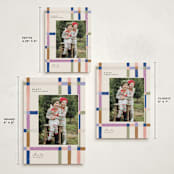 "Knitted Plaid" - Holiday Cards in Sugar Plum by Carrie ONeal - Formats Available