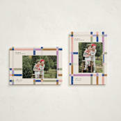 "Knitted Plaid" - Holiday Cards in Sugar Plum by Carrie ONeal - Photo Orientation Options