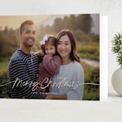 "Faubourg" - Holiday Cards in Pudding by Leia Matt - Folded Card