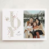 "Lit up" - Holiday Cards in Taupe by Stacey Meacham - Front