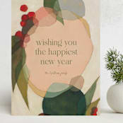 "Cirque" - Holiday Cards in Peppermint by Wendy Keller - Front