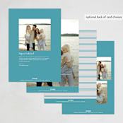 "Christmas tree" - Holiday Cards in Ice by Maja Cunningham - Back of Card Options