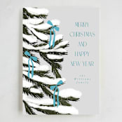 "Christmas tree" - Holiday Cards in Ice by Maja Cunningham - Full Design