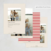 "Nutcracker Tree" - Holiday Cards in Caramel by Teju Reval - Back of Card Options