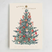 "Nutcracker Tree" - Holiday Cards in Caramel by Teju Reval - Full Design