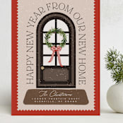 "Home" - Holiday Cards in Holly by Erin L. Wilson - Front