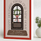 "Home" - Holiday Cards in Holly by Erin L. Wilson - Folded Card