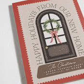 "Home" - Holiday Cards in Holly by Erin L. Wilson - Detail