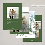 "Rocky Road Christmas" - Holiday Cards in Cardinal by Paper Sun Studio - Back of Card Options