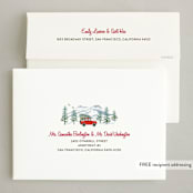"Rocky Road Christmas" - Holiday Cards in Cardinal by Paper Sun Studio - FREE Recipient Addressing