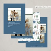 "Home for the Holidays Woods" - Holiday Cards in Pond by Alethea and Ruth - Back of Card Options