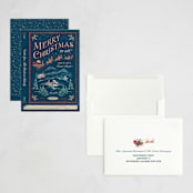 "The Night Before Christmas" - Holiday Cards in Night by Paper Sun Studio - Assembled