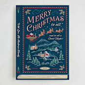 "The Night Before Christmas" - Holiday Cards in Night by Paper Sun Studio - Full Design