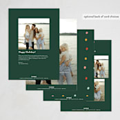"Silver Tip" - Holiday Cards in Snow by Ani Somi - Back of Card Options
