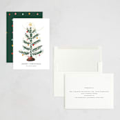 "Silver Tip" - Holiday Cards in Snow by Ani Somi - Assembled