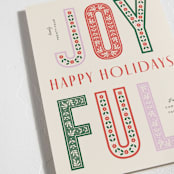"Fruitcake" - Holiday Cards in Fruitcake by Pixel and Hank - Detail