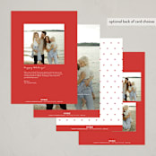 "a little ribbon" - Holiday Cards in Ice by Julee London - Back of Card Options