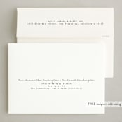 "a little ribbon" - Holiday Cards in Ice by Julee London - FREE Recipient Addressing