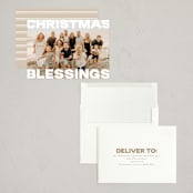 "Bold" - Holiday Cards in Snow by Kasia Labocki - Assembled