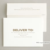 "Bold" - Holiday Cards in Snow by Kasia Labocki - FREE Recipient Addressing