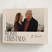 "Merry Stack" - Holiday Cards in Eggnog by Ekko Studio - Folded Card