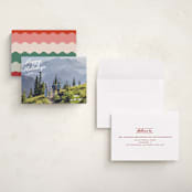 "Squiggles" - Holiday Cards in Snow by Tennie and Co. - Assembled