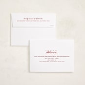 "Squiggles" - Holiday Cards in Snow by Tennie and Co. - FREE Recipient Addressing