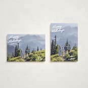 "Squiggles" - Holiday Cards in Snow by Tennie and Co. - Photo Orientation Options