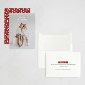 "Imprint" - Holiday Cards in Snow by Amy Kross - Assembled