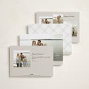 "Christmas Card" - Holiday Cards in Sugar by Pixel and Hank - Back of Card Options