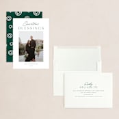 "In abundance" - Holiday Cards in Evergreen by Stacey Meacham - Assembled