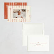 "lines of bows" - Holiday Cards in Cider by Ellen Schlegelmilch - Assembled