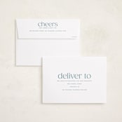 "cheers to new" - Holiday Cards in Ice by Owl and Toad - FREE Recipient Addressing