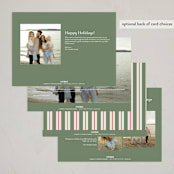 "elegant & simple" - Holiday Cards in Buttercream by Sumak Studio - Back of Card Options