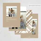 "Holiday Air" - Holiday Cards in Snow by Chris Griffith - Back of Card Options