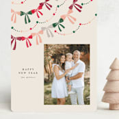 "bow garland" - Holiday Cards in Candied Apple by Vivian Yiwing - Front