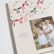 "bow garland" - Holiday Cards in Candied Apple by Vivian Yiwing - Detail