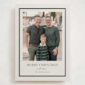 "simple border" - Holiday Cards in Ivory by Stacey Meacham - Front