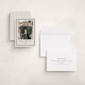"simple border" - Holiday Cards in Ivory by Stacey Meacham - Assembled