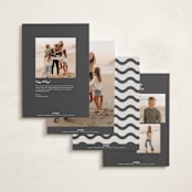 "Merry Modern" - Holiday Cards in Moss by Kelly Watkins - Back of Card Options