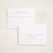 "Painted Frame Edge" - Holiday Cards in Bluebell by Alethea and Ruth - FREE Recipient Addressing