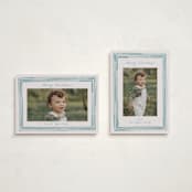 "Painted Frame Edge" - Holiday Cards in Bluebell by Alethea and Ruth - Photo Orientation Options