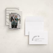 "Curve" - Holiday Cards in Eggnog by Brianne Larsen - Assembled