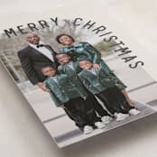 "Curve" - Holiday Cards in Eggnog by Brianne Larsen - Detail