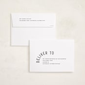 "Curve" - Holiday Cards in Eggnog by Brianne Larsen - FREE Recipient Addressing