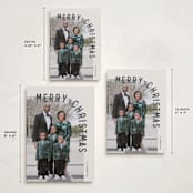 "Curve" - Holiday Cards in Eggnog by Brianne Larsen - Formats Available