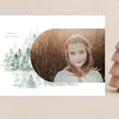 "snow mountains" - Holiday Cards in Snow by Phrosné Barwood - Front